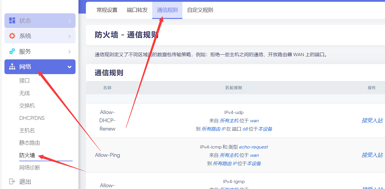 OPENWRT打开ipv6防火墙解决群晖ipv6外放访问-皮皮博客
