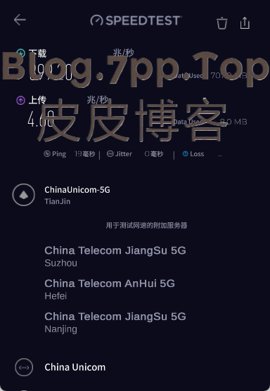 联通终于给我解除了1Mbps上行的限制了！！！-皮皮博客
