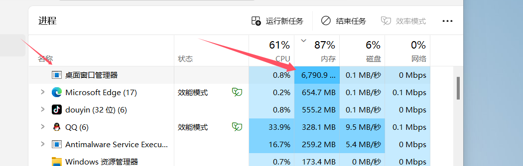 win11桌面窗口管理器占用过高解决问题-皮皮博客